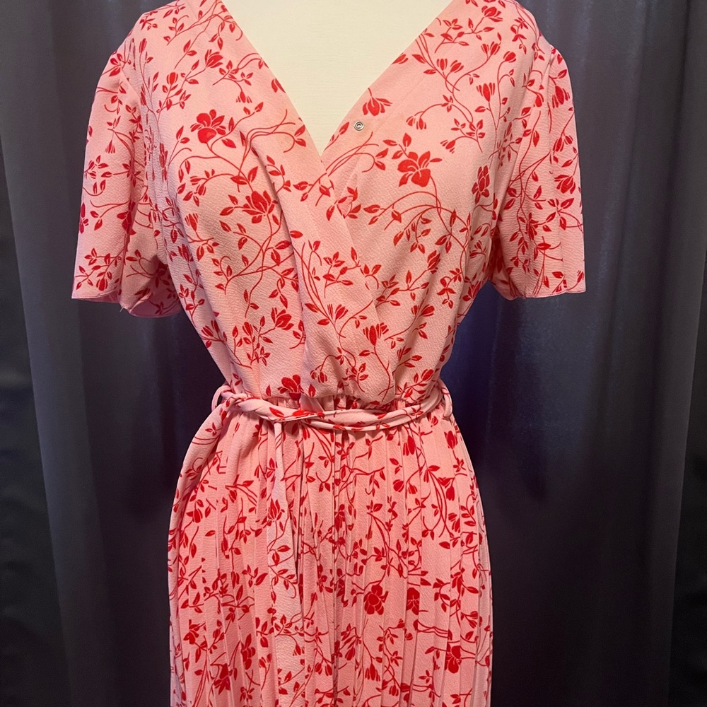Lark and Grey Vintage Pink/Red Dress Medium